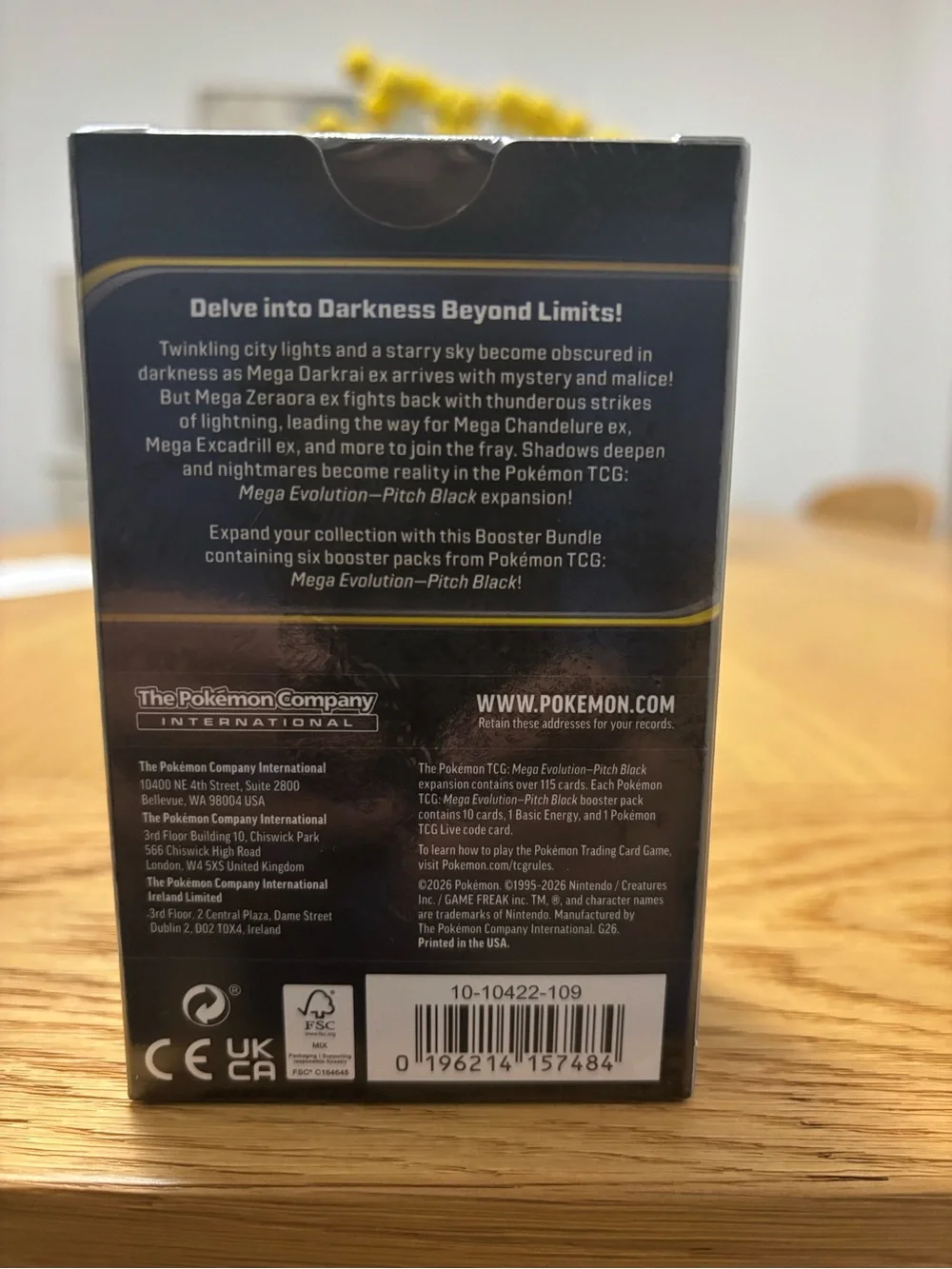 Pokemon Mega Evolution Pitch Black Booster Bundle - Brand New Sealed